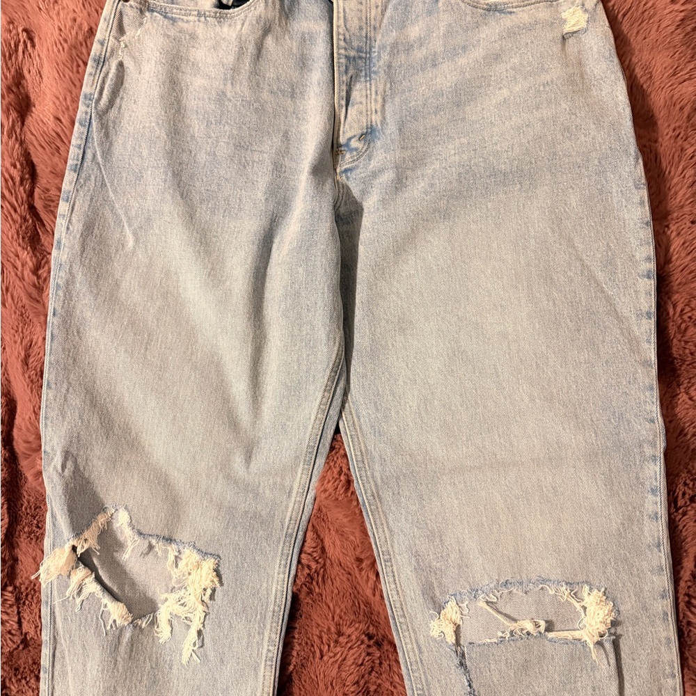 Abercrombie & Fitch Curve Love - The Dad High Rise / Brand New